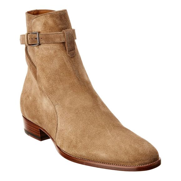 Saint Laurent Other - Saint Laurent Wyatt Jodhpur Suede Boot, Brown